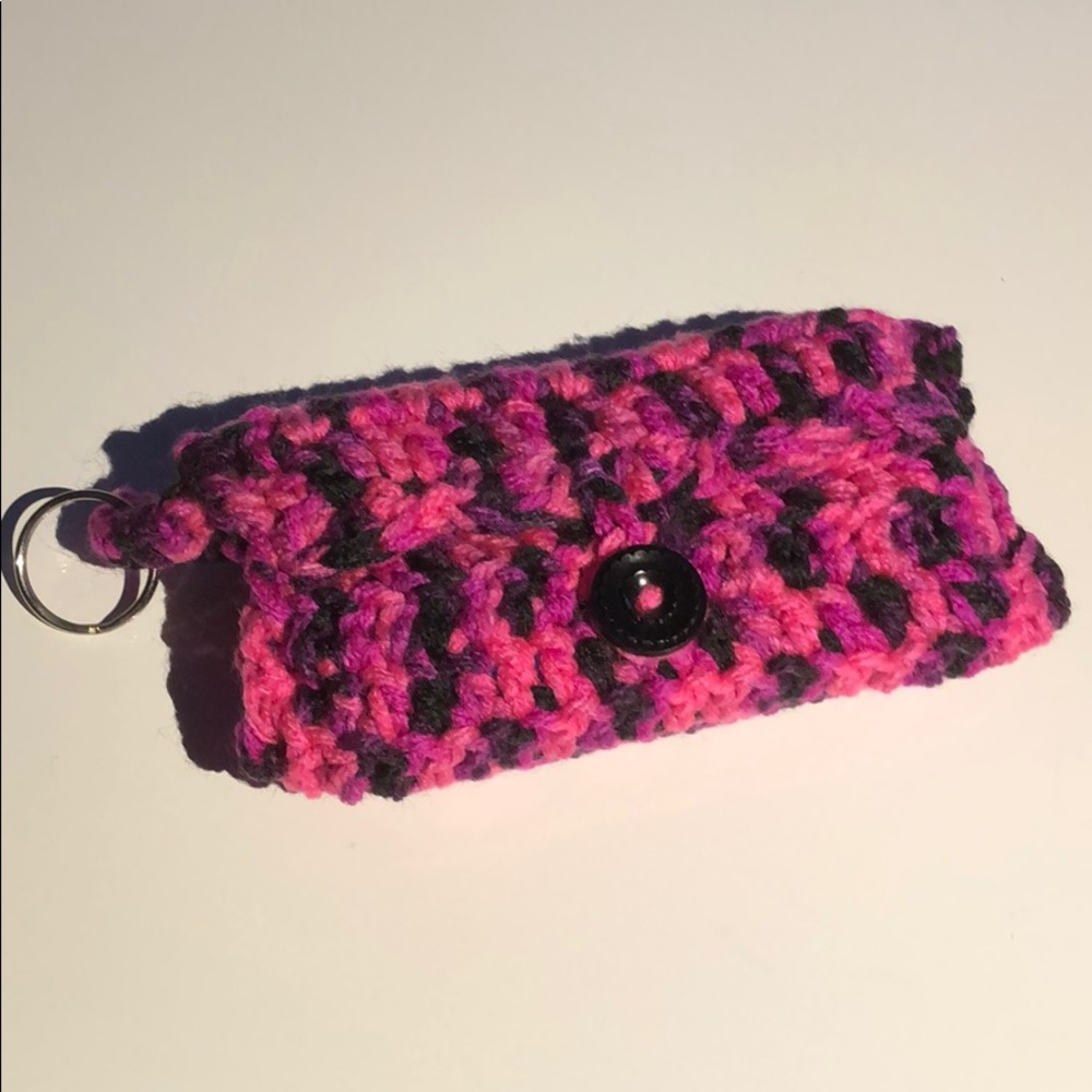 Pocket travel tissue pouch key ring gift idea🤧